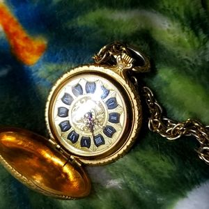 Pocket watch necklace